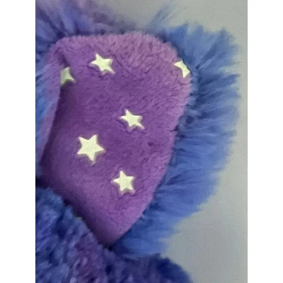 Build a Bear Stars Glow In The Dark Kitty Cat Purple Blue Starry Plush 17" - Picture 14 of 14